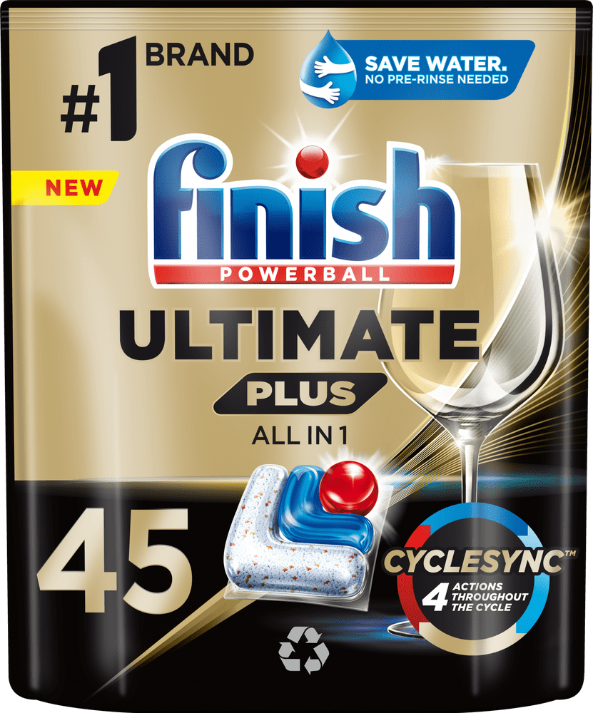 Finish Ultimate Plus All in 1 kapsule do umývačky riadu 45 ks